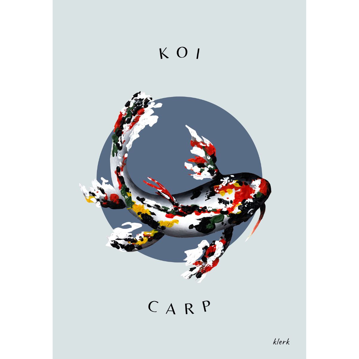 Blue Koi Carp